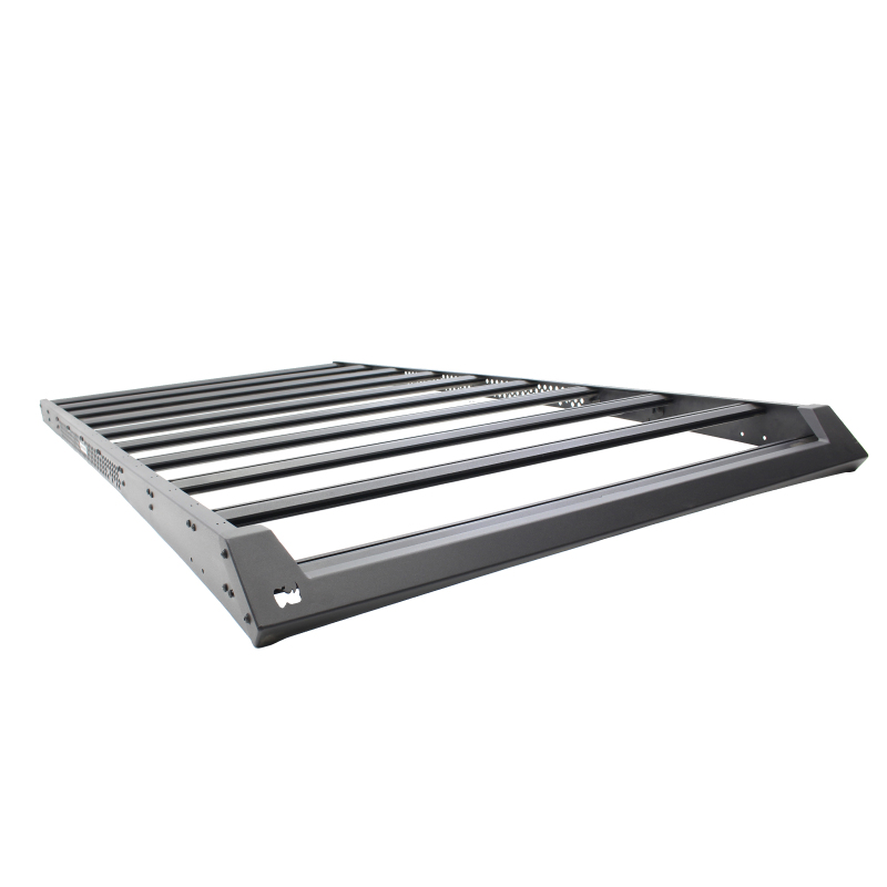 Toyota Land Cruiser Roof Rack - Go Rhino - Ceros Low Profile - Textured Black - `24-`26